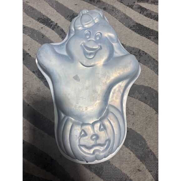 Wilton Cake Pan Ghost Halloween Haunted Pumpkin 1998 2105-3070 Baking Holiday - Picture 2 of 3